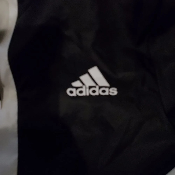 Adidas Men's Black & white Windbreaker Size Large - Picture 10 of 12